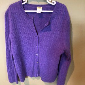 J.Crew purple sweater